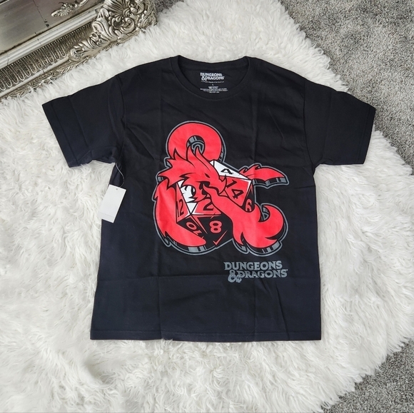 Journeys Dungeons & Dragons Tee - Little Kid / Big Kid - Black. Size Large. New. - Picture 1 of 7
